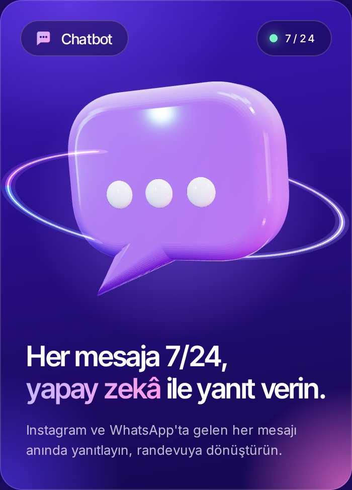 Chatbot — her mesaja 7/24 yapay zekâ ile yanıt verin